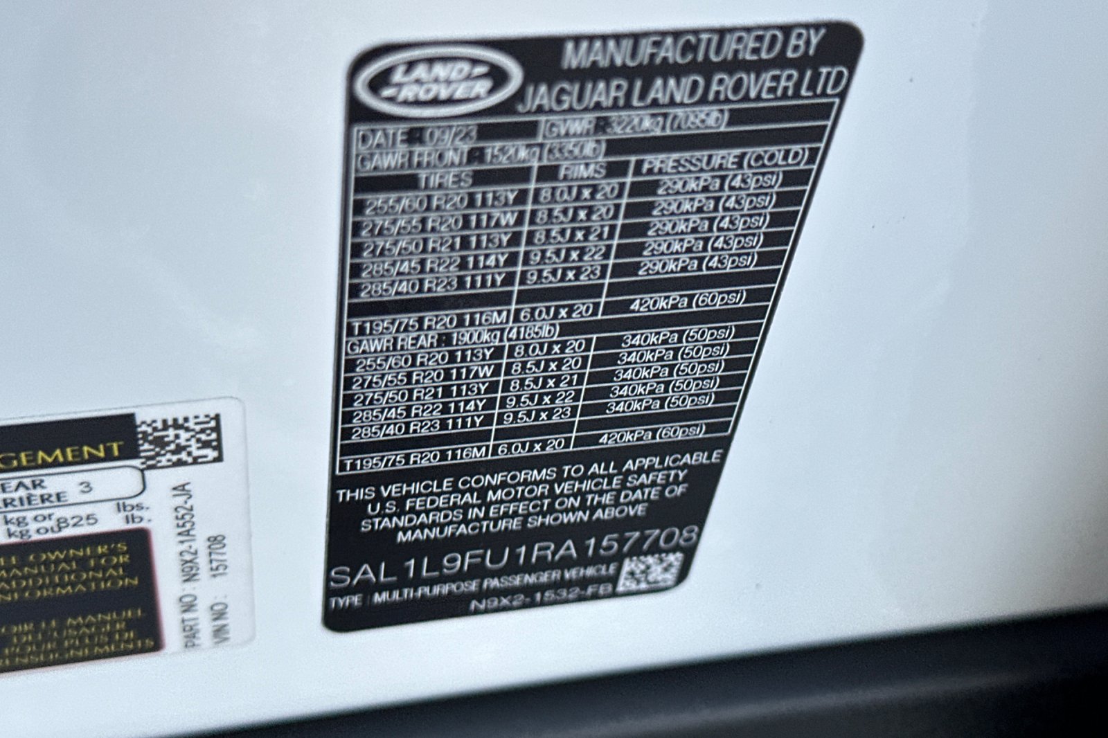 2024 Land Rover Range Rover Sport SE Dynamic - Photo 30