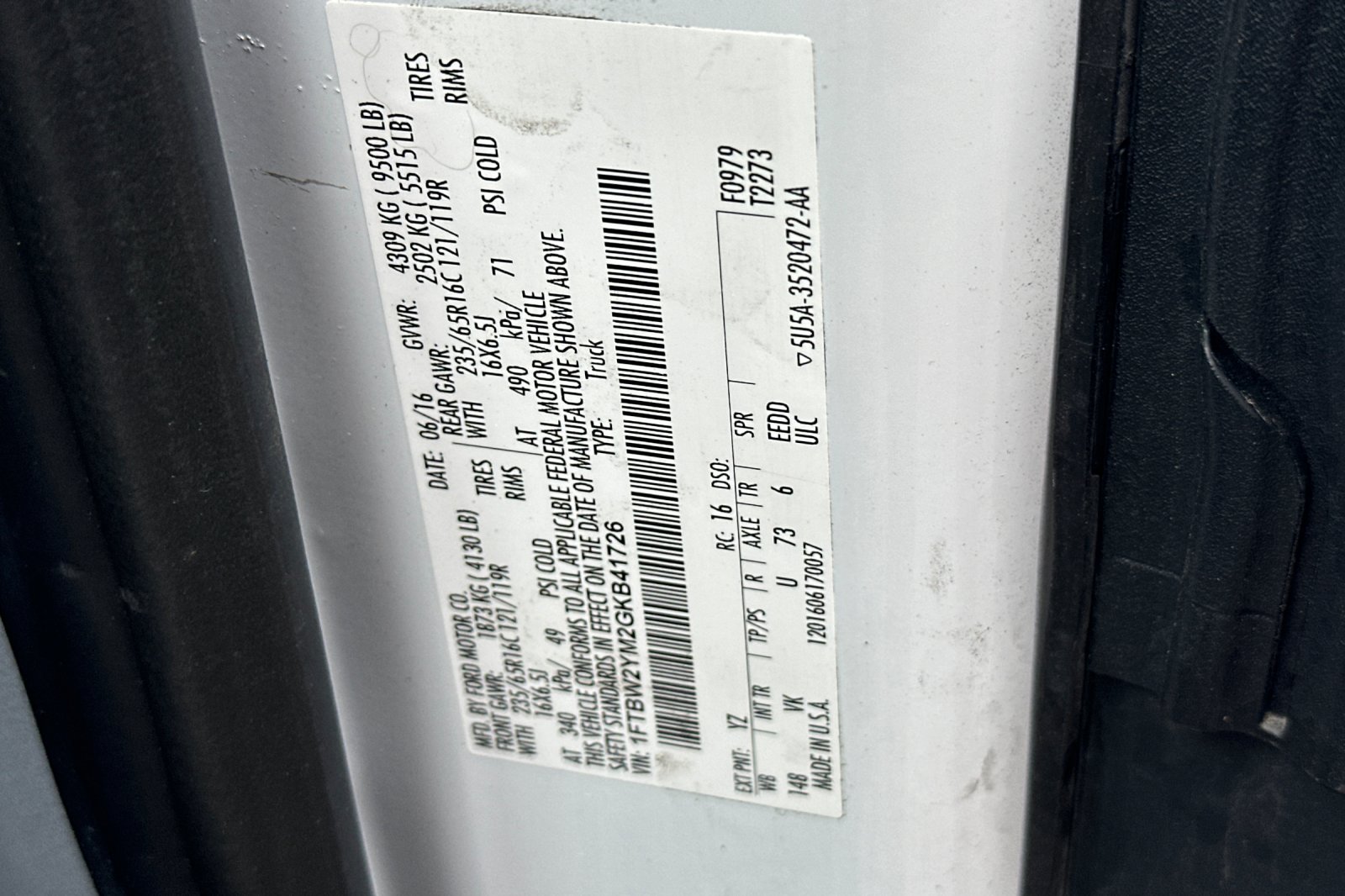 2016 Ford Transit Base - Photo 21