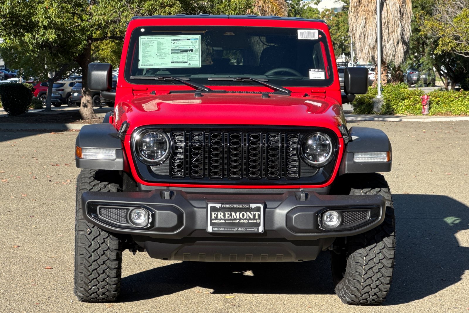 New 2026 Firecracker Red Clear-Coat Exterior Paint Jeep Willys image 8