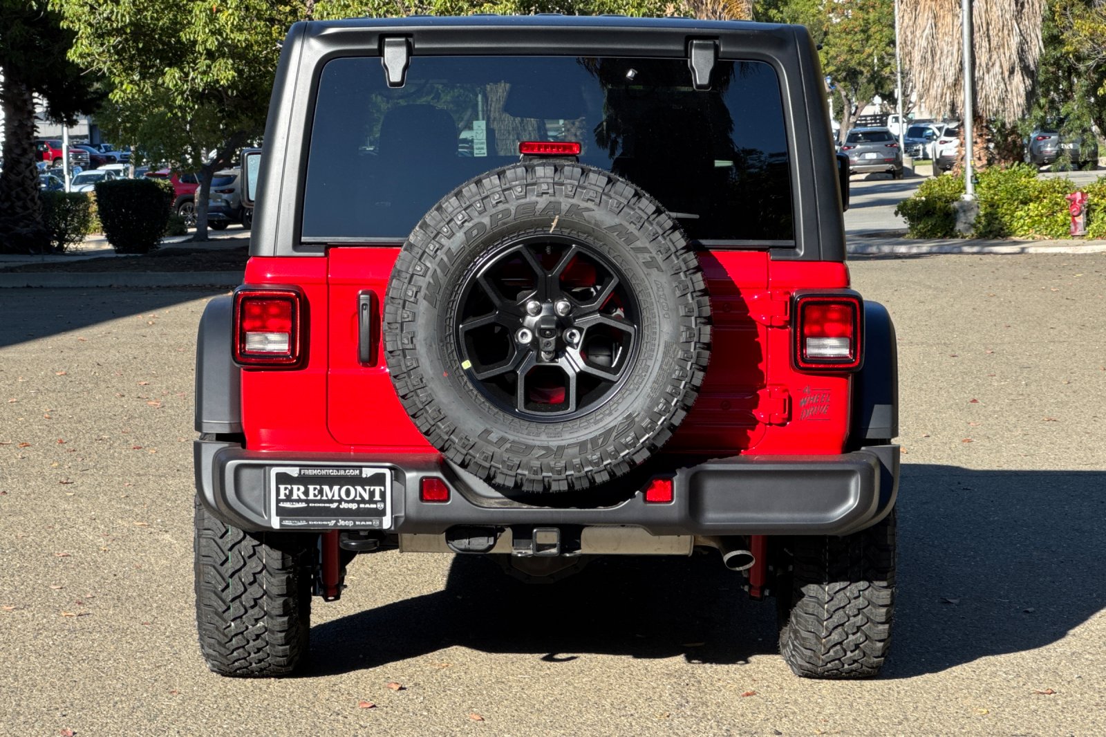 New 2026 Firecracker Red Clear-Coat Exterior Paint Jeep Willys image 4