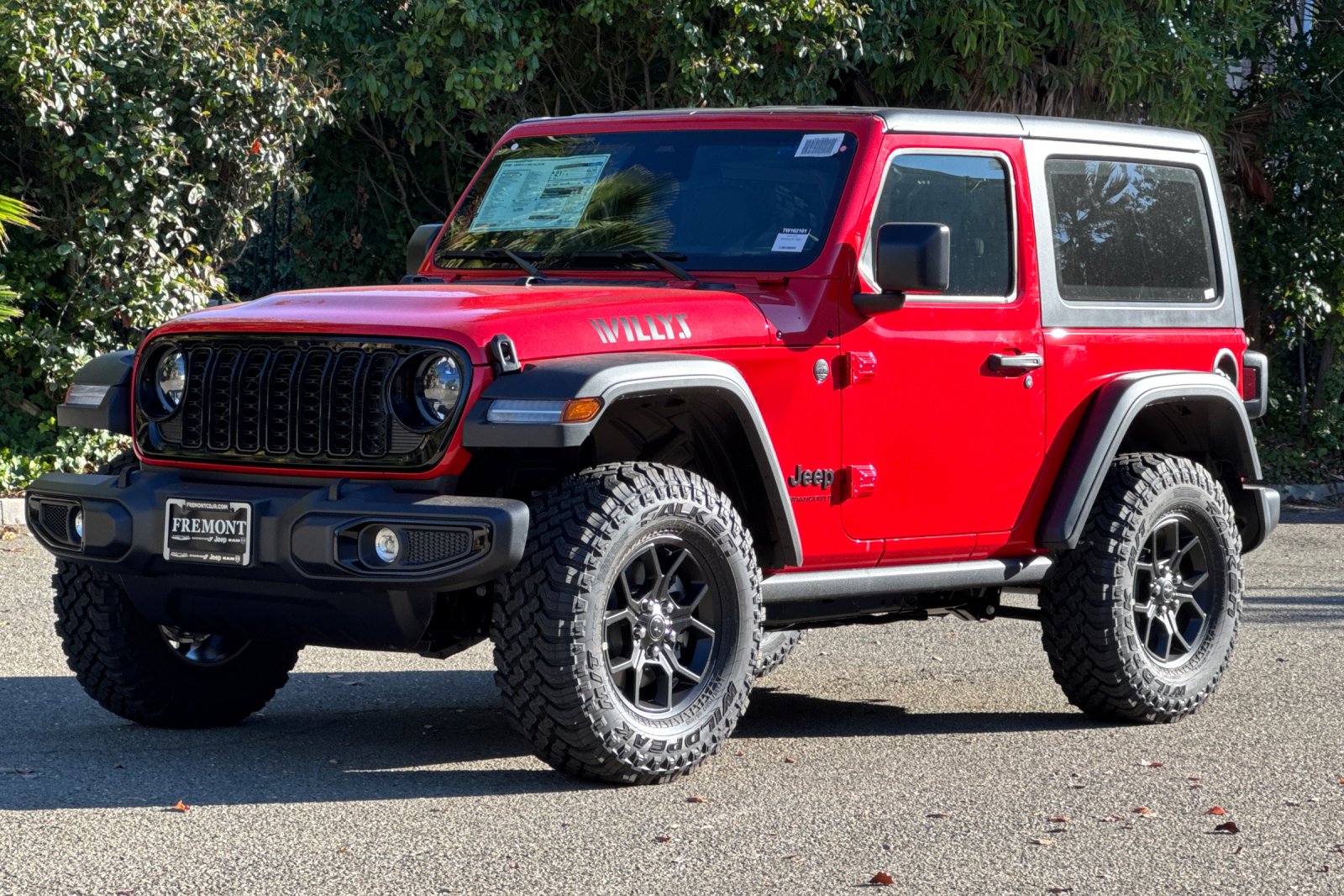 New 2026 Firecracker Red Clear-Coat Exterior Paint Jeep Willys image 7