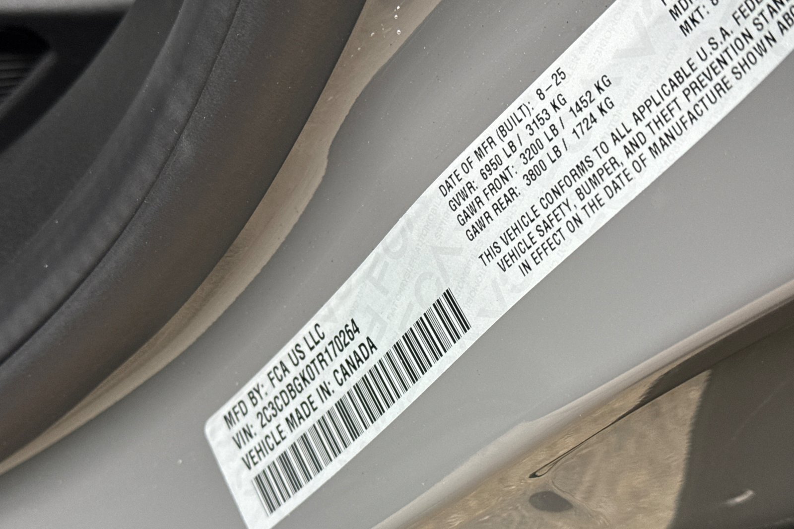 New 2026 Destroyer Gray Exterior Paint Dodge R/T Scat Pack image 26