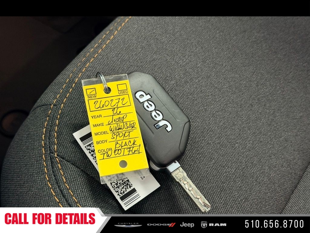New 2026 Black Clearcoat Jeep Sport S image 17