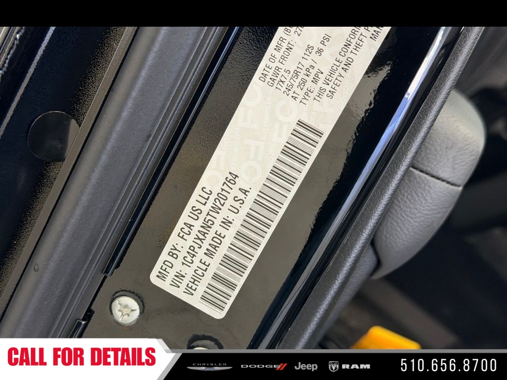 New 2026 Black Clearcoat Jeep Sport S image 18