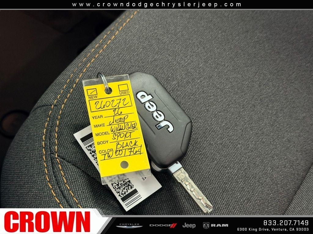 New 2026 Black Clearcoat Jeep Sport S image 35