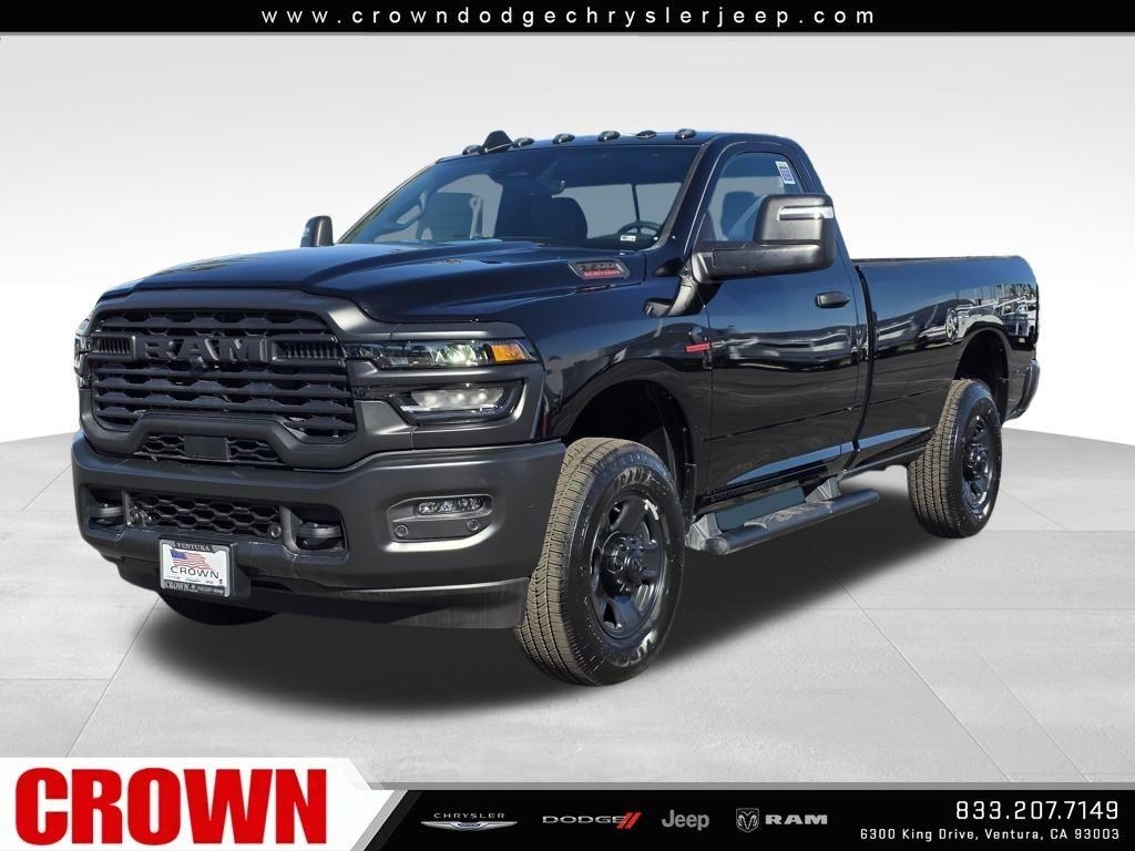 New 2026 Diamond Black Crystal Pearl-Coat Exterior Paint RAM Tradesman image 20