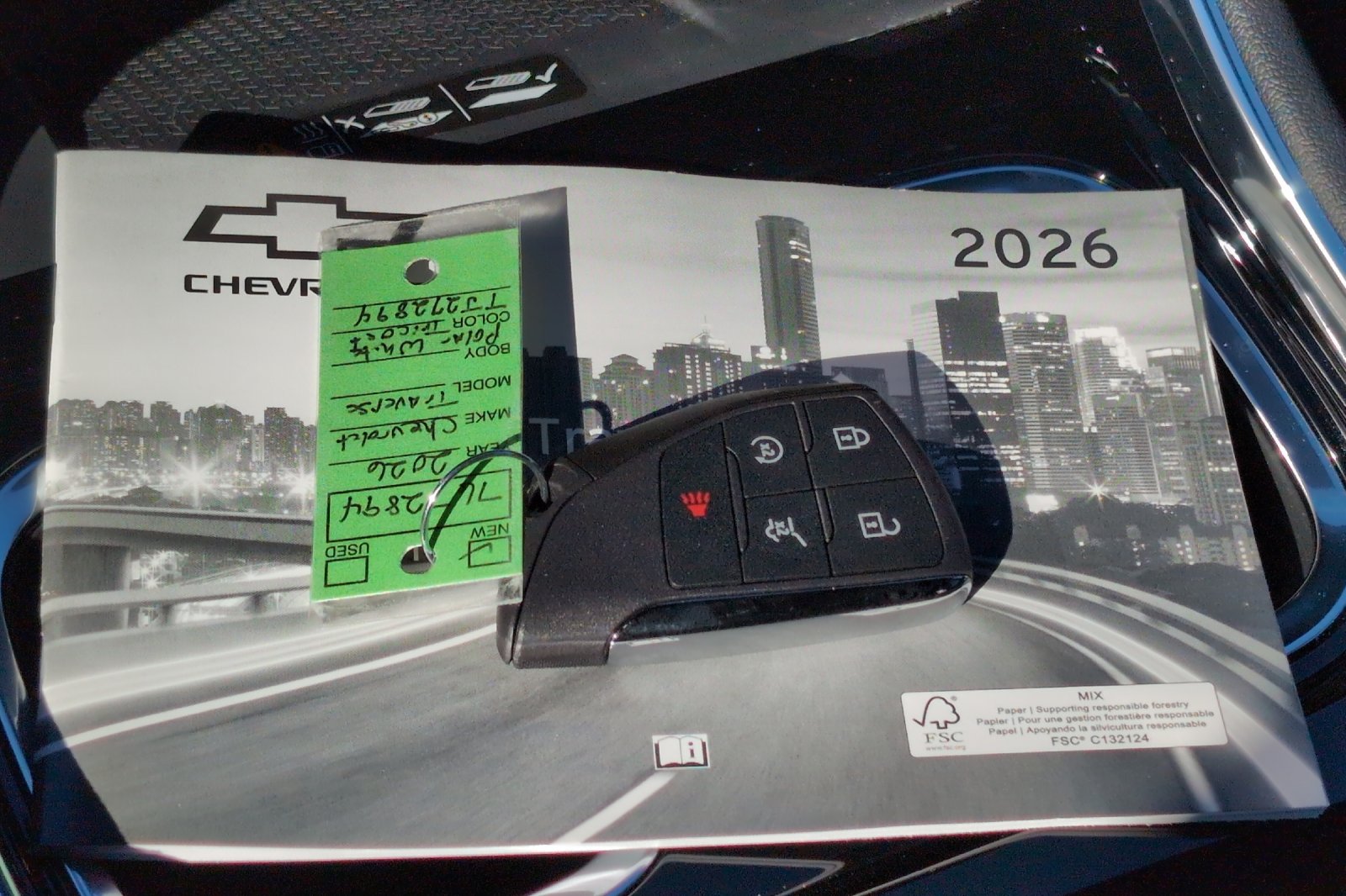 New 2026 White Chevrolet RS image 9