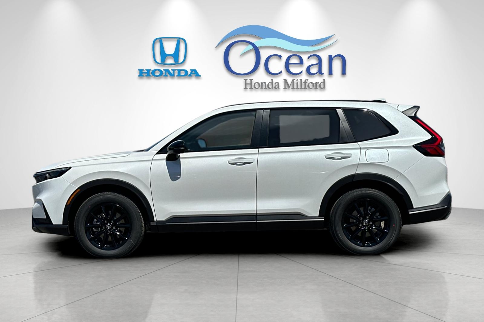 New 2026 Platinum White Pearl Honda AWD Sport-L Hybrid image 2