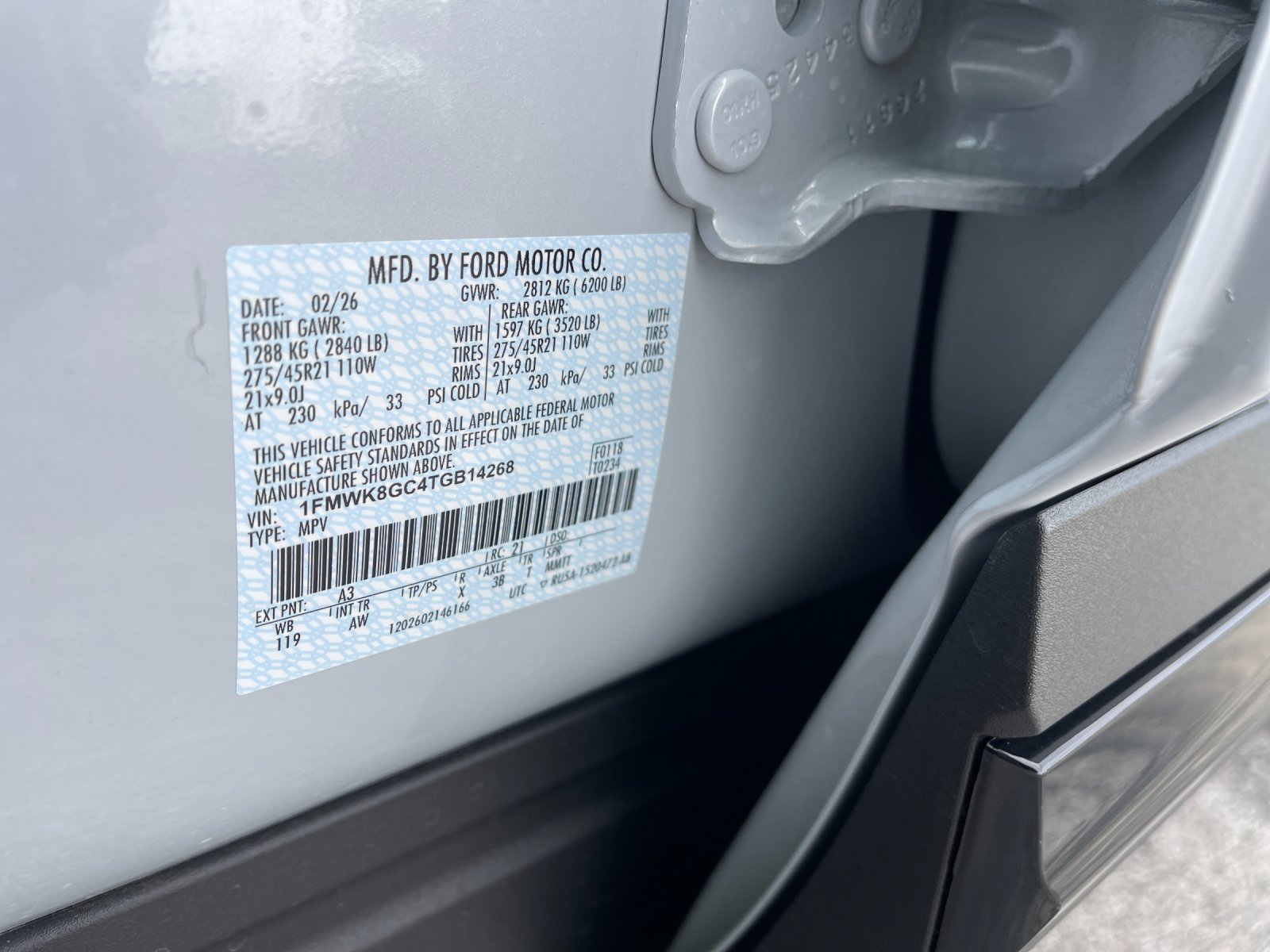 New 2026 Space White Metallic Ford ST image 32