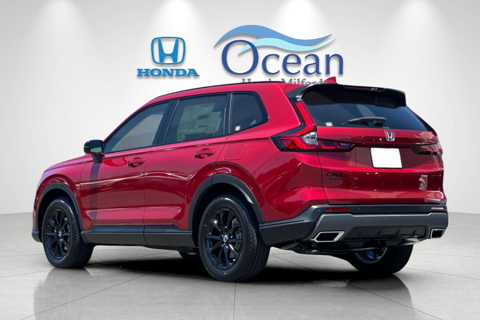 New 2026 Radiant Red Metallic Honda AWD Sport-L Hybrid image 3