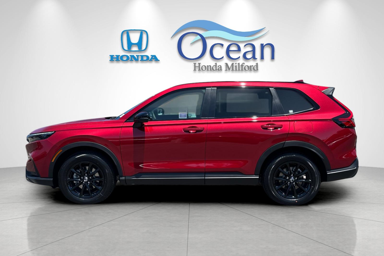 New 2026 Radiant Red Metallic Honda AWD Sport-L Hybrid image 2