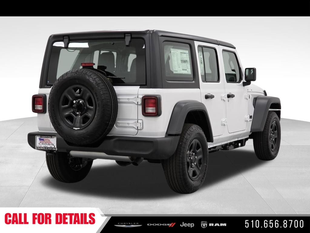 New 2026 Bright White Clear-Coat Exterior Paint Jeep Sport image 5