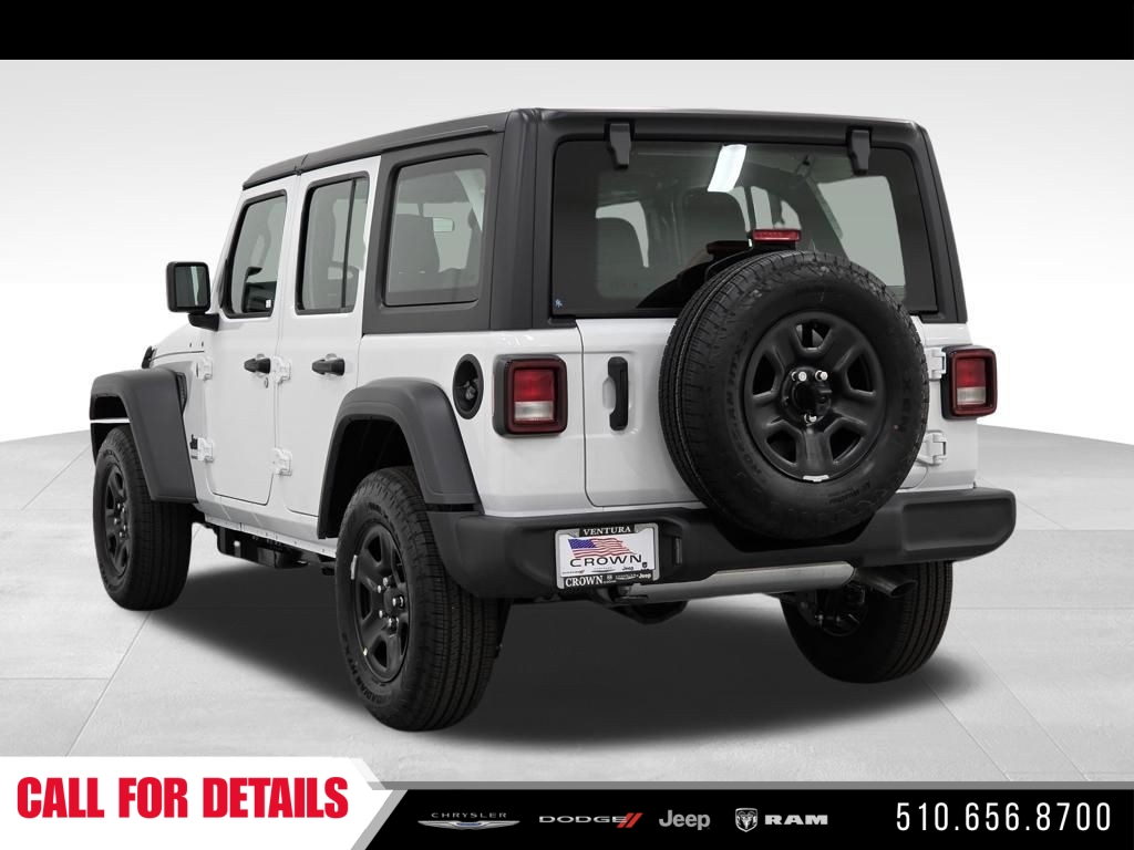 New 2026 Bright White Clear-Coat Exterior Paint Jeep Sport image 7