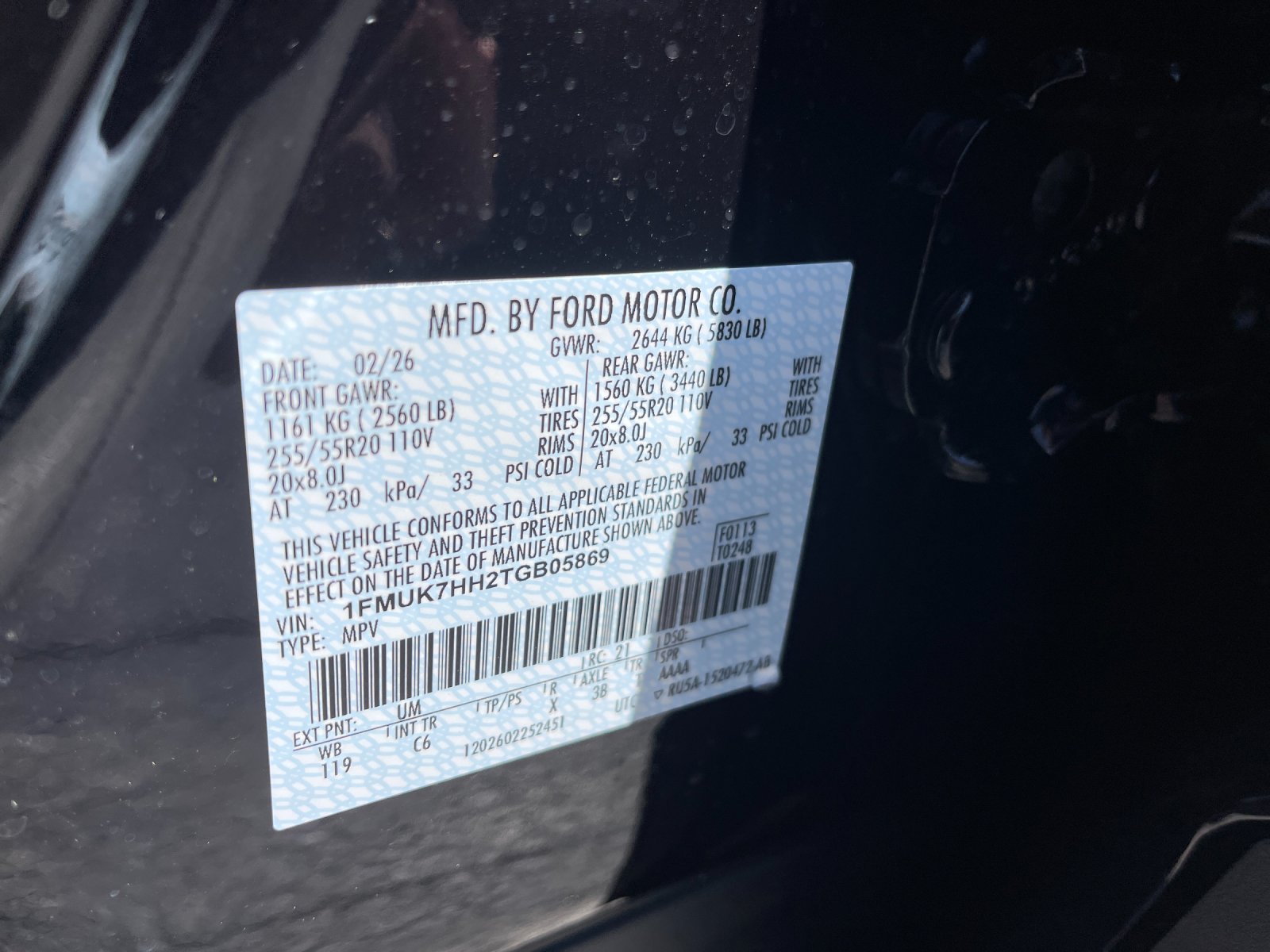 New 2026 Agate Black Metallic Ford Platinum™ image 32