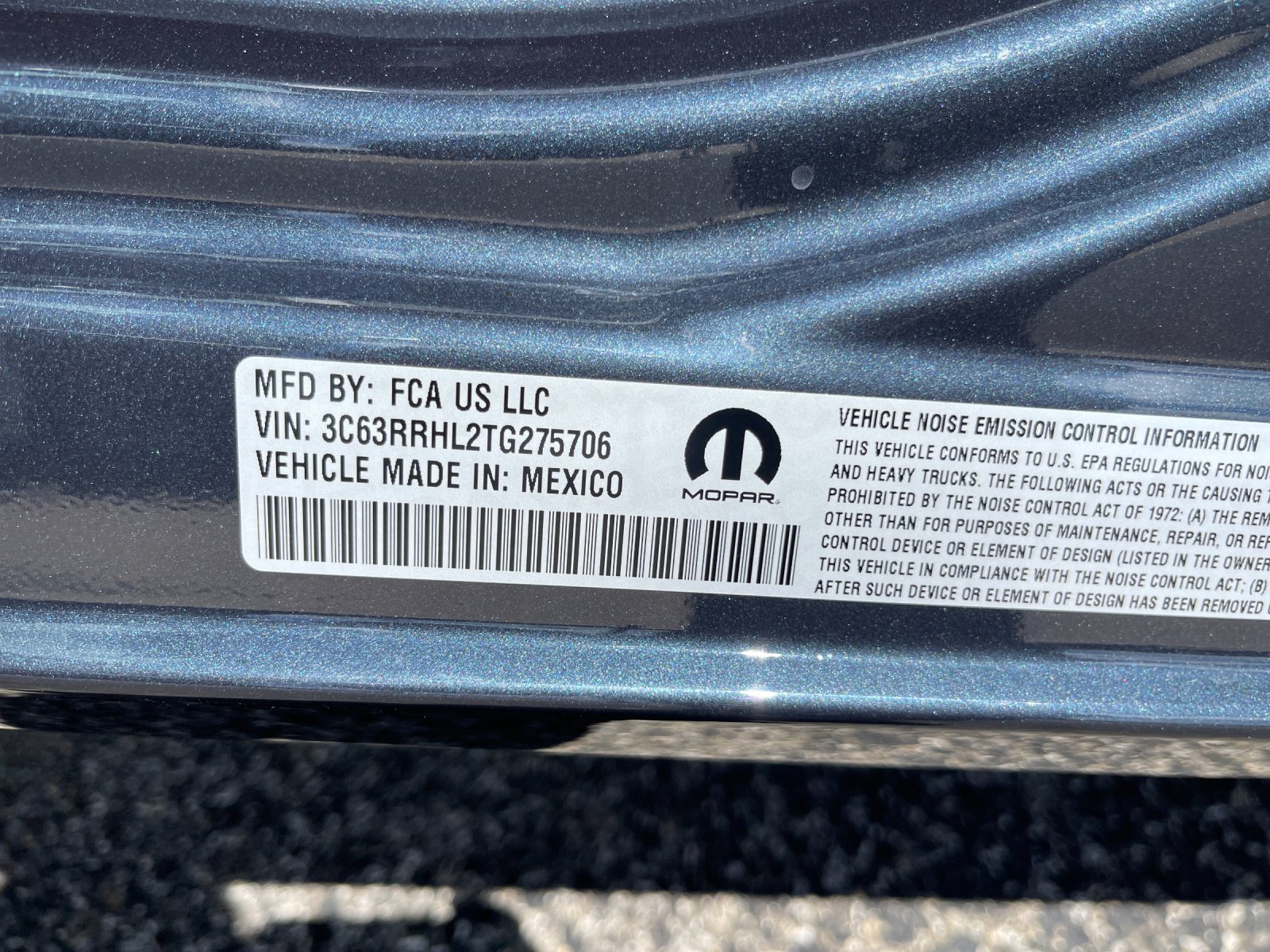 New 2026 Blue Metallic RAM Big Horn image 32