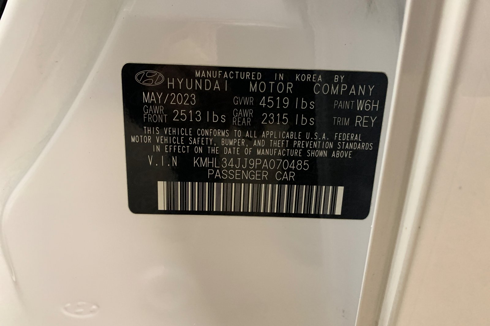 Used 2023 White Hyundai SEL image 34