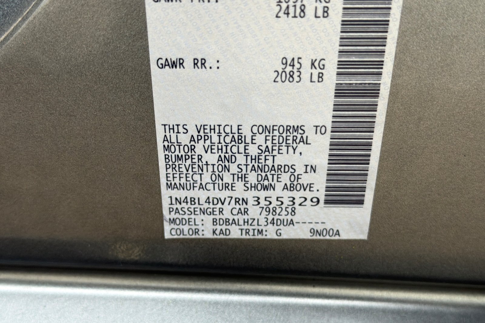 Used 2024 Gray Nissan 2.5 SV image 24