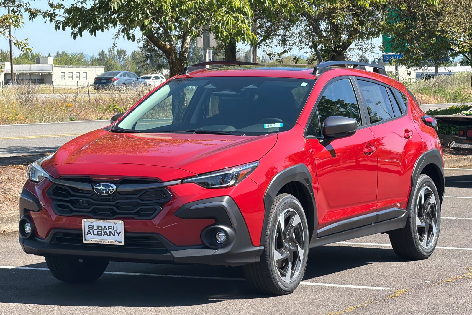 New 2026 LITHIUM RED PEARL Subaru Limited image 8