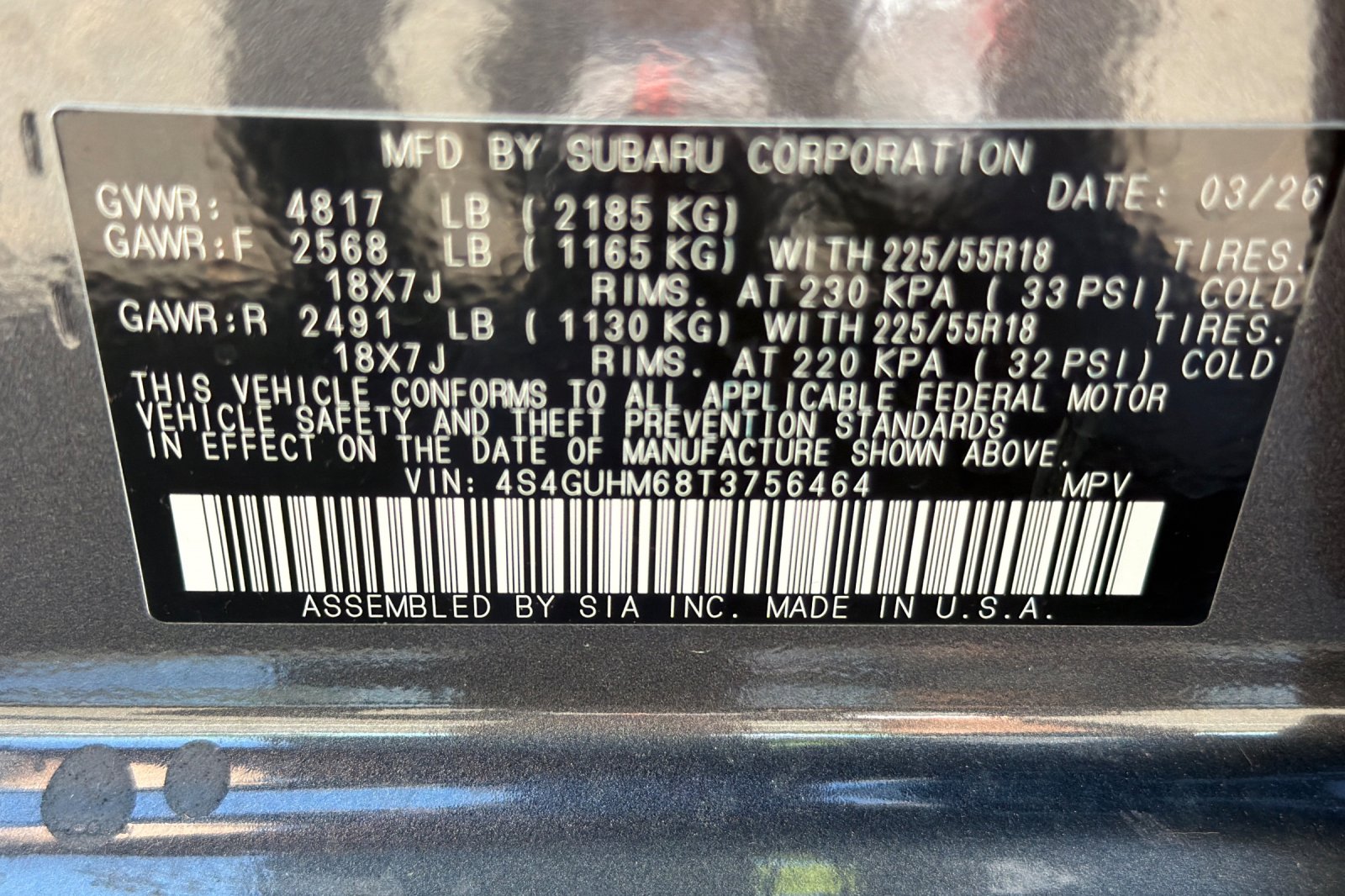 New 2026 MAGNETITE GRAY PEARL Subaru Limited image 26