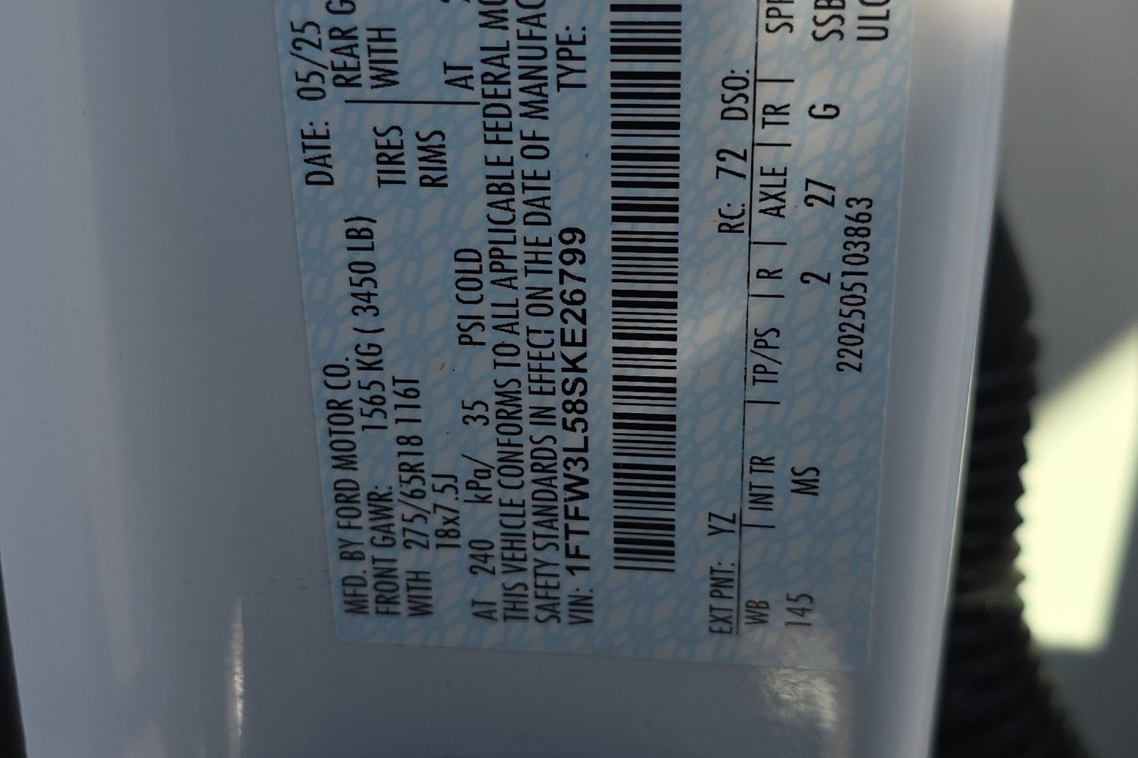 Used 2025 Oxford White Ford XLT image 35