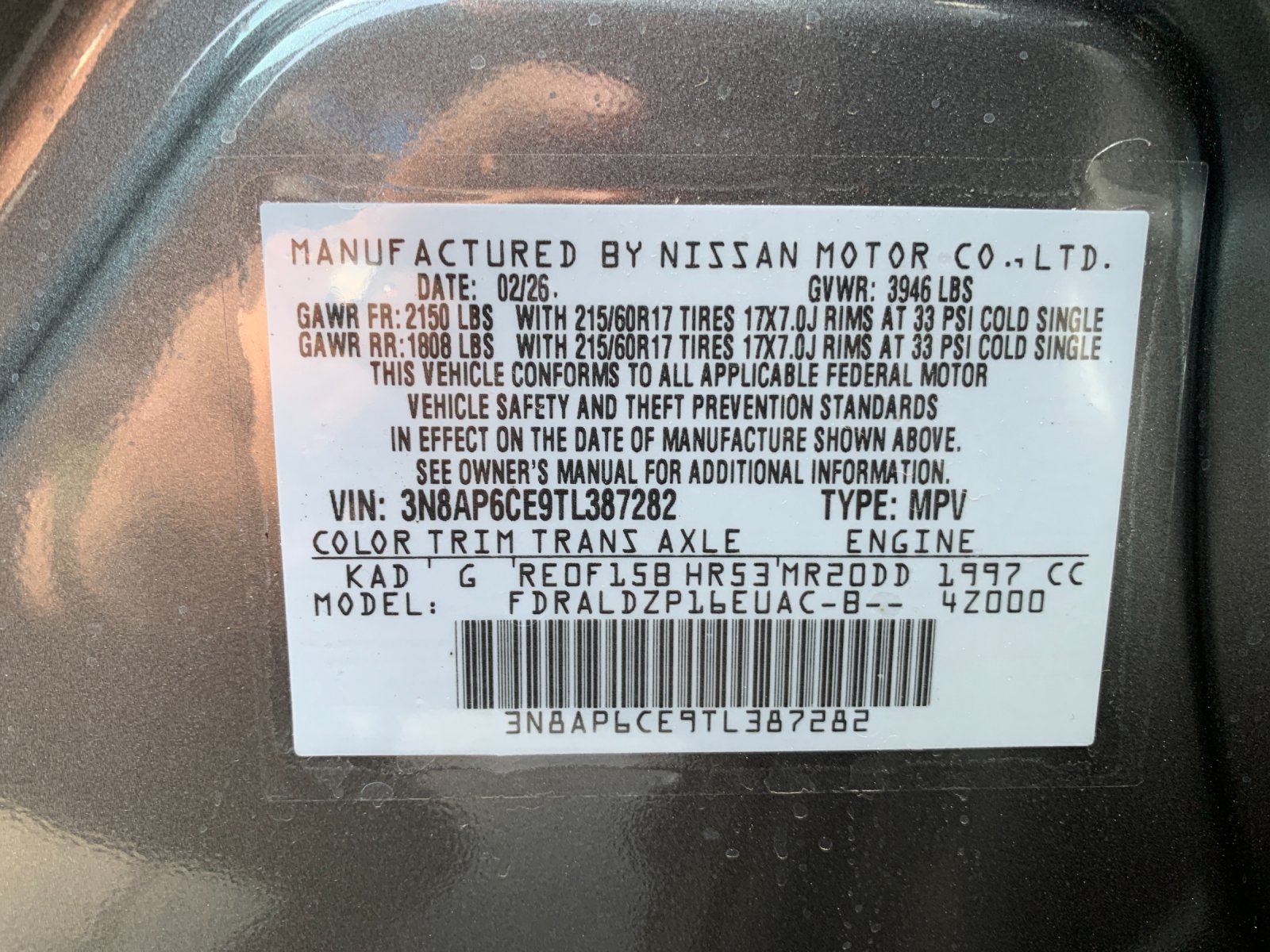 New 2026 Gun Metallic Nissan SV image 32