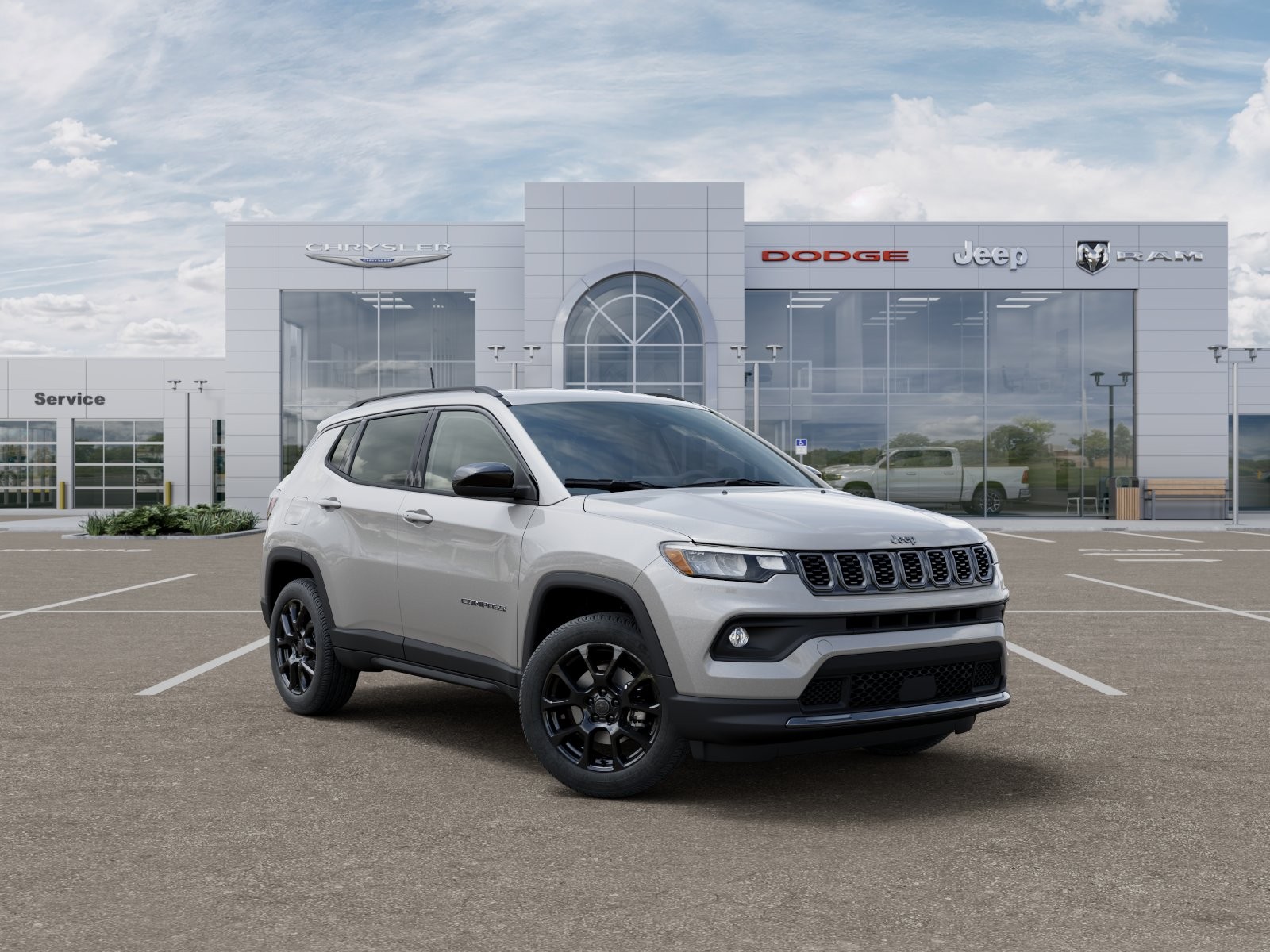 New 2026 Silver Zynith Metallic Clearcoat Jeep Latitude image 5