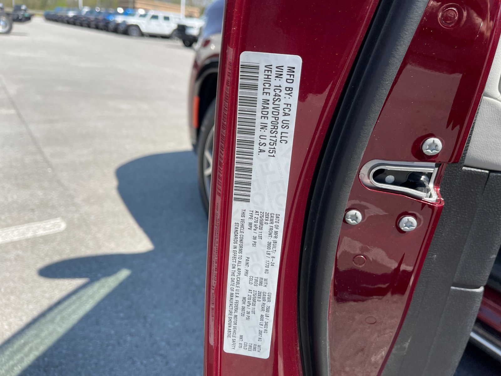 Certified Used 2024 Red Jeep Series III image 34