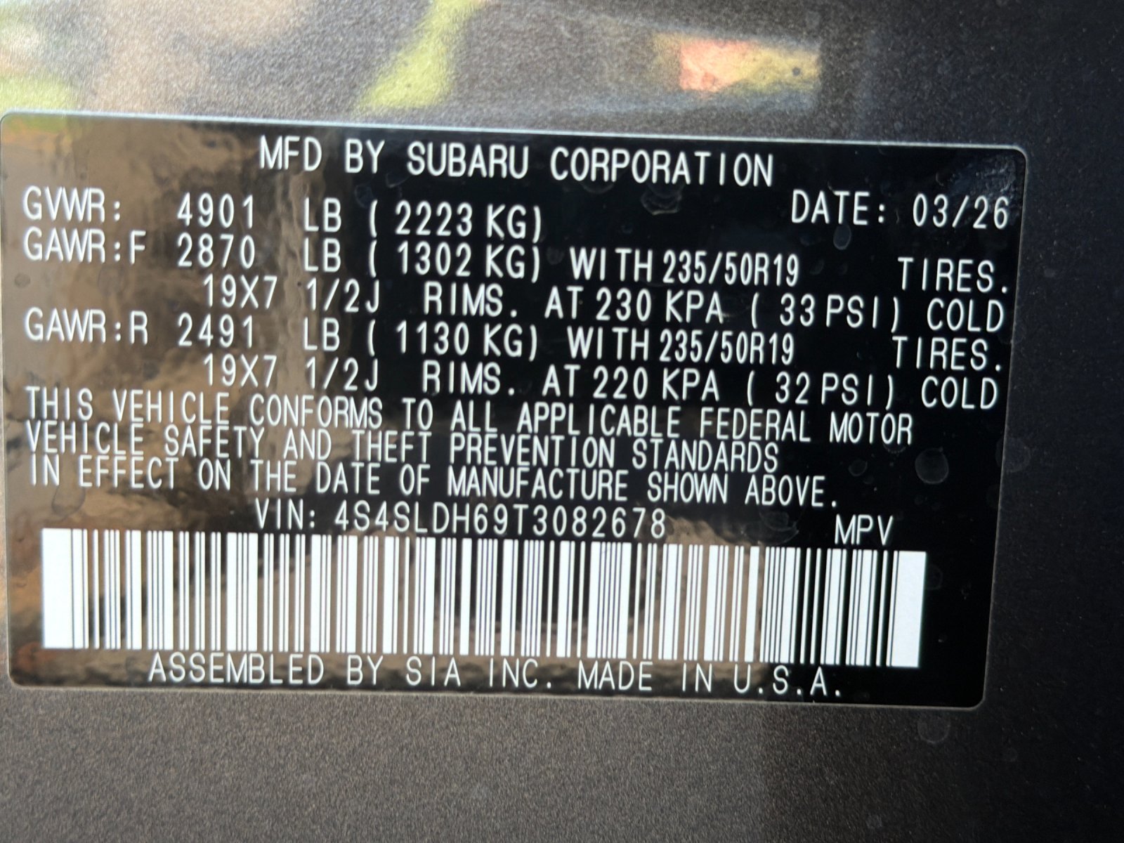 New 2026 MAGNETITE GRAY METALLIC Subaru Sport Onyx Edition image 28