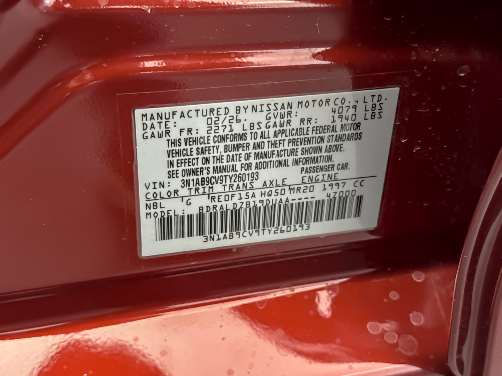 New 2026 Red Nissan SV image 25