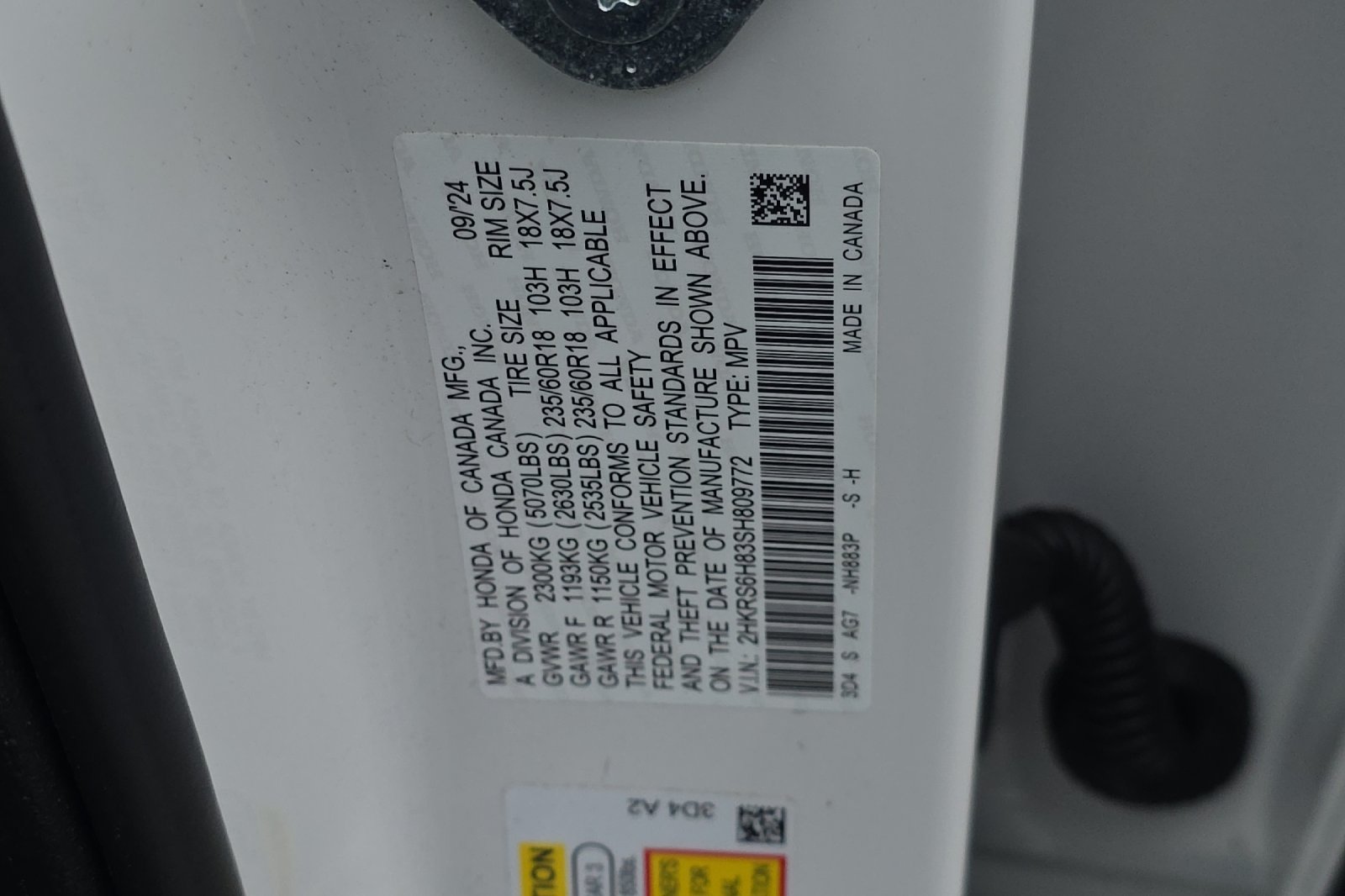 Used 2025 Platinum White Pearl Honda Sport-L image 26