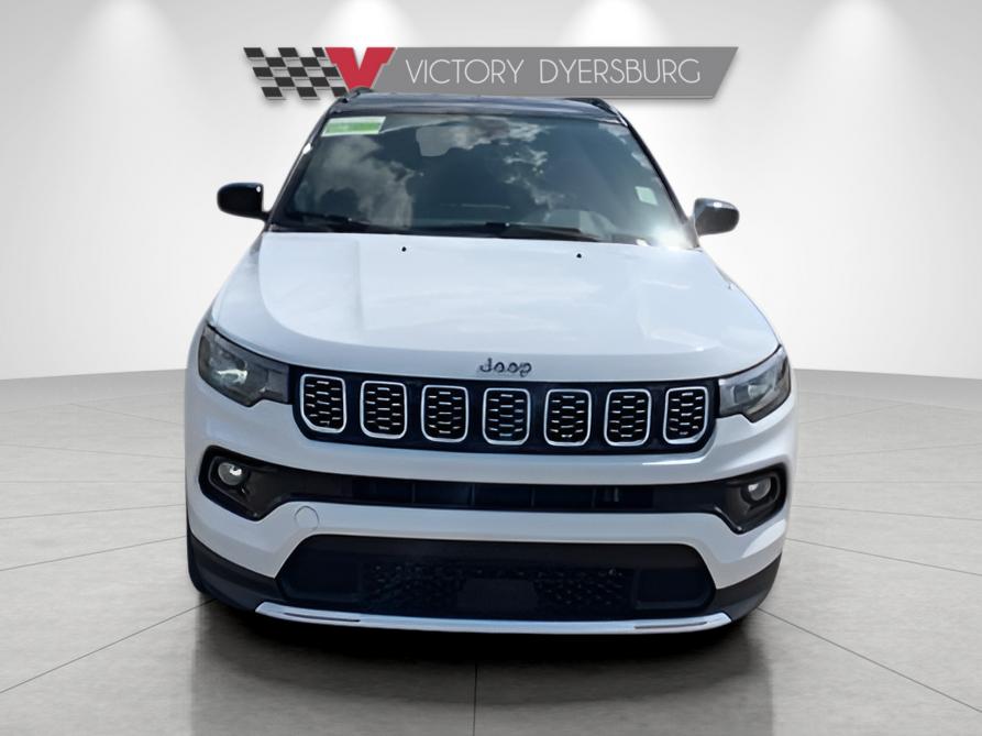 Used 2025 Bright White Clearcoat Jeep Limited image 3