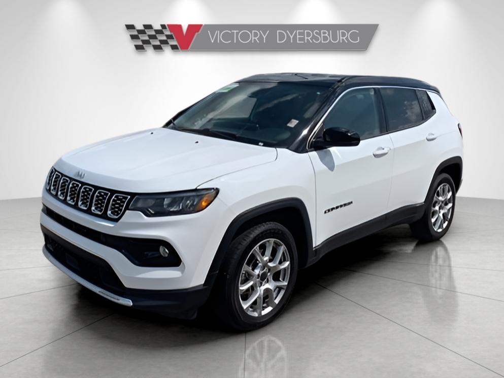 Used 2025 Bright White Clearcoat Jeep Limited image 4