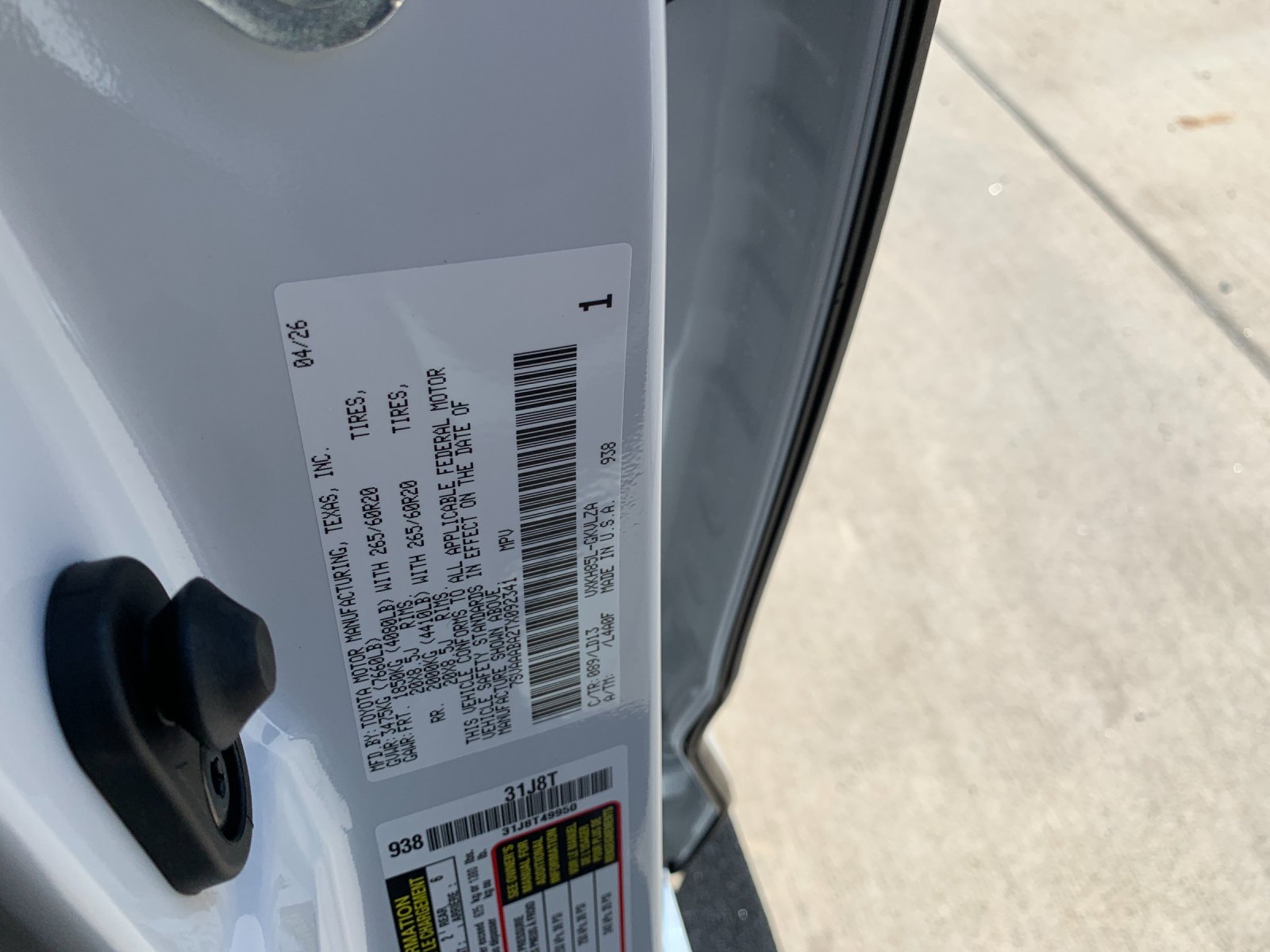 New 2026 Wind Chill Pearl Toyota Limited image 37