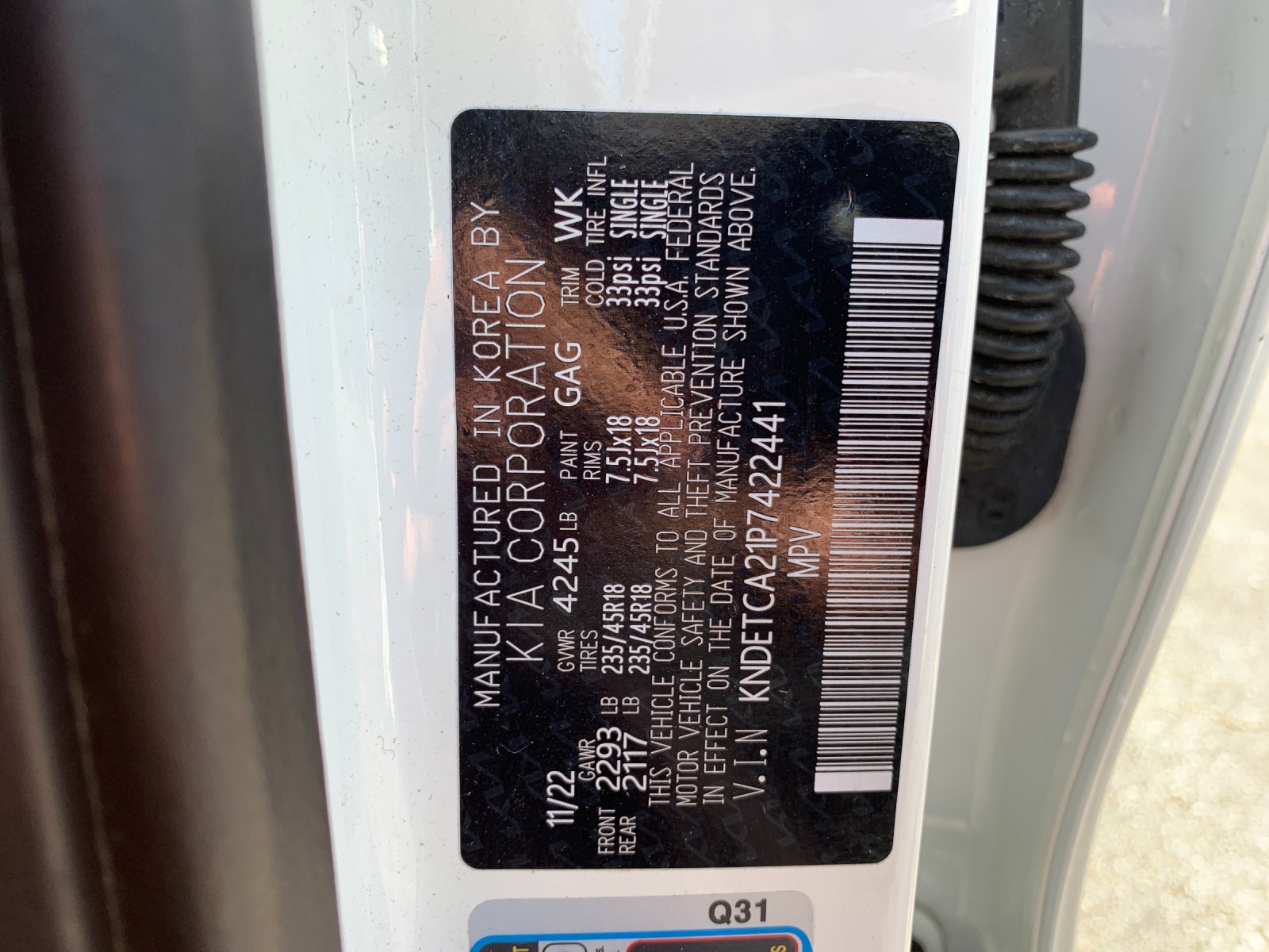 Used 2023 White Kia SX image 35
