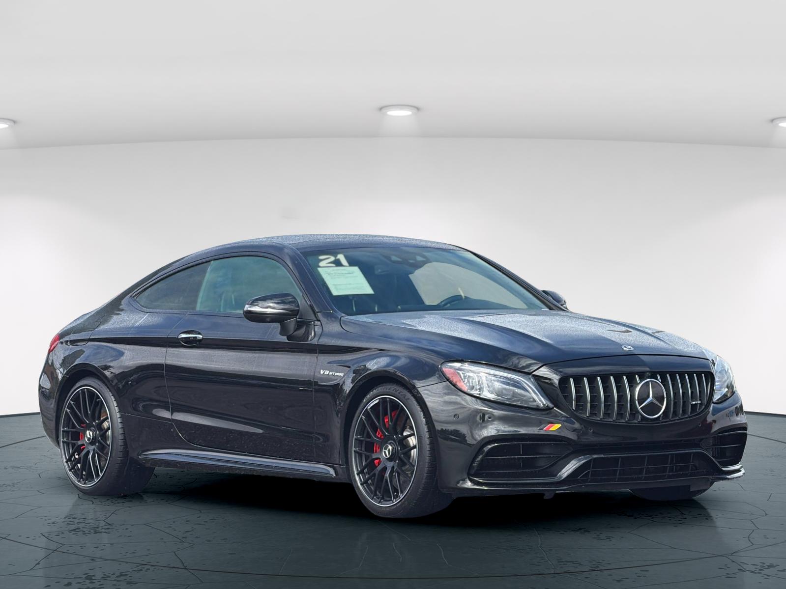 Used 2021 Obsidian Black Metallic Mercedes-Benz C 63 S AMG® 2D Coupe image 9