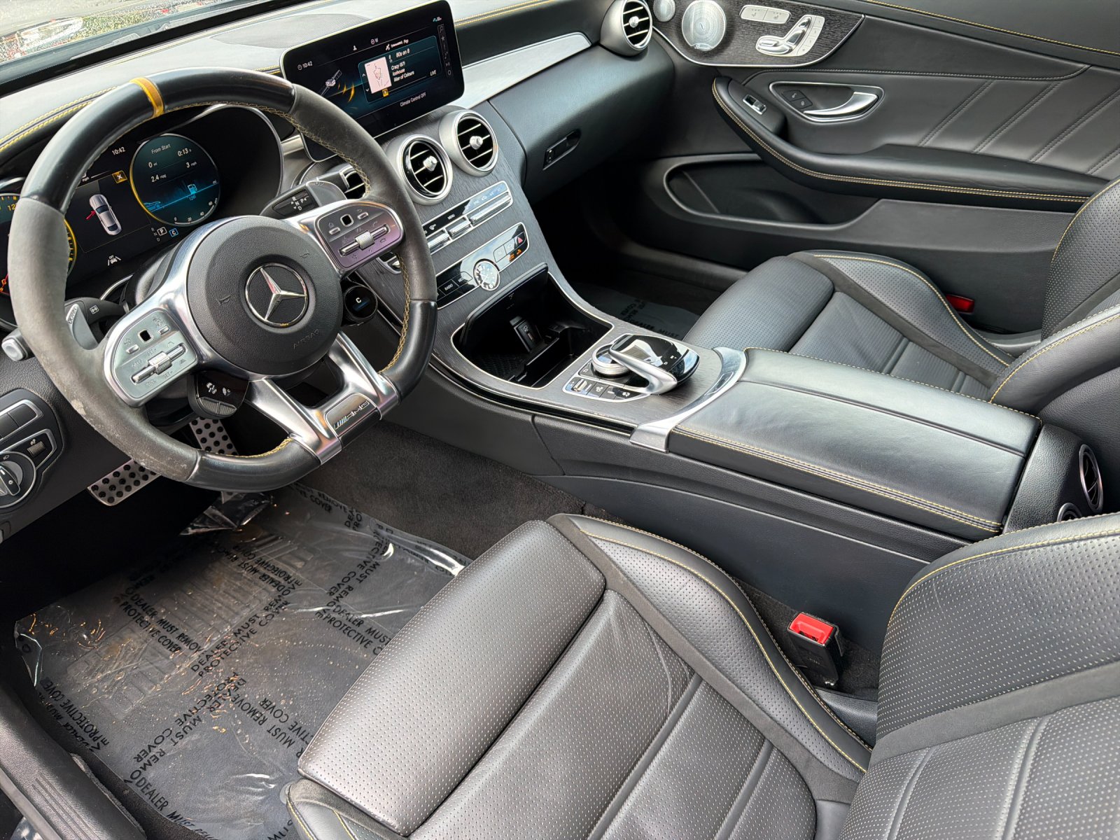 Used 2021 Obsidian Black Metallic Mercedes-Benz C 63 S AMG® 2D Coupe image 11