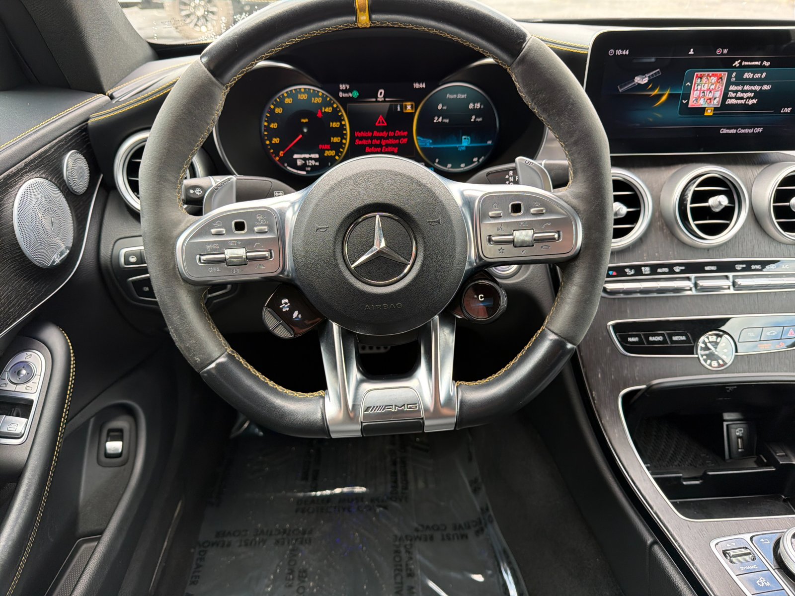 Used 2021 Obsidian Black Metallic Mercedes-Benz C 63 S AMG® 2D Coupe image 18