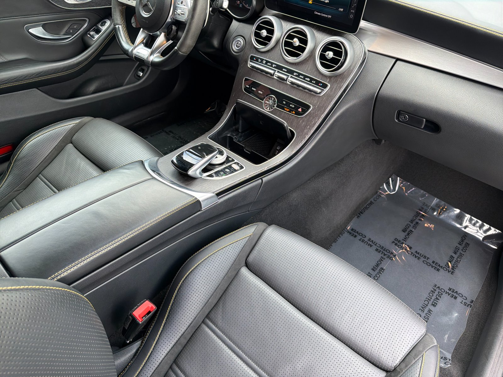 Used 2021 Obsidian Black Metallic Mercedes-Benz C 63 S AMG® 2D Coupe image 19