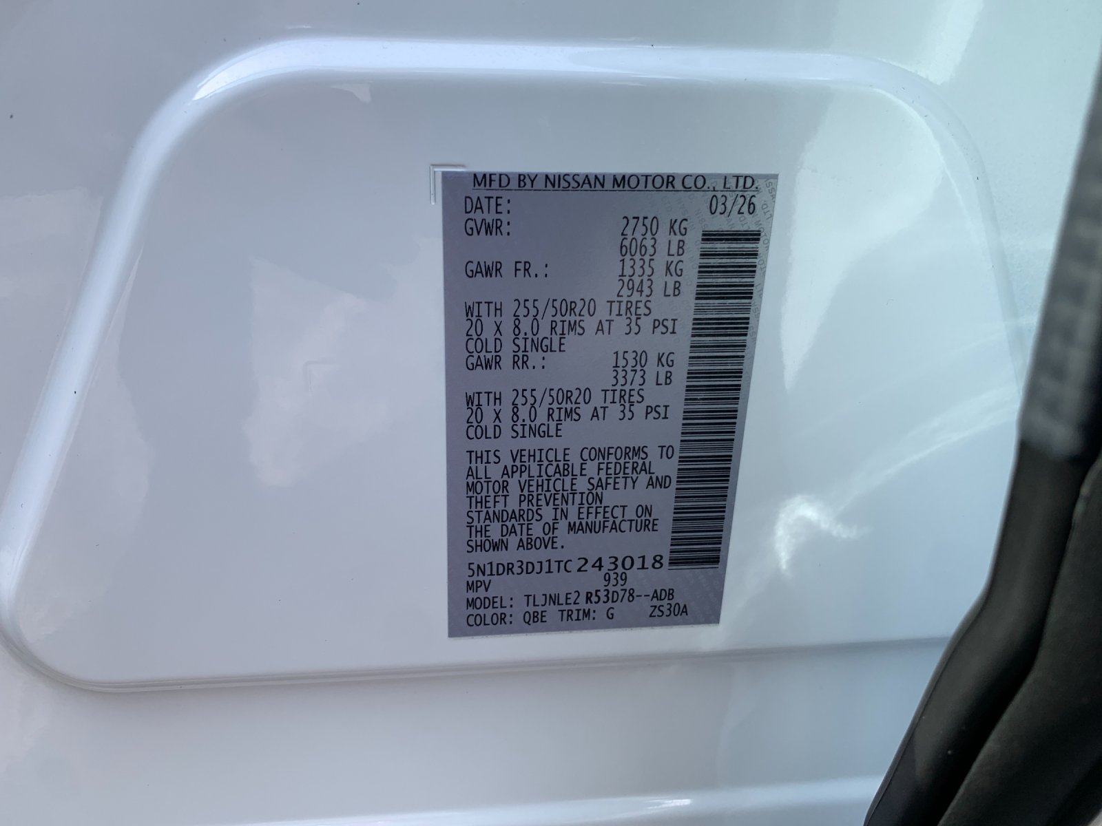 New 2026 Everest White Pearl TriCoat Nissan Platinum image 34