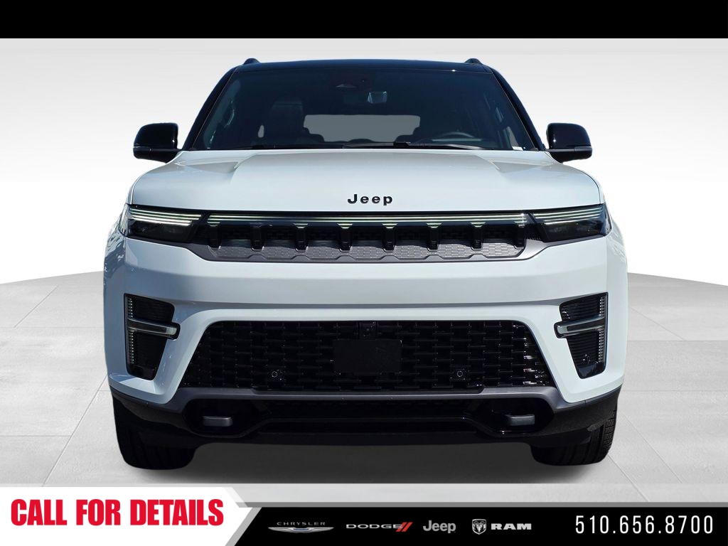 New 2026 Bright White Clearcoat Jeep Summit Obsidian image 2