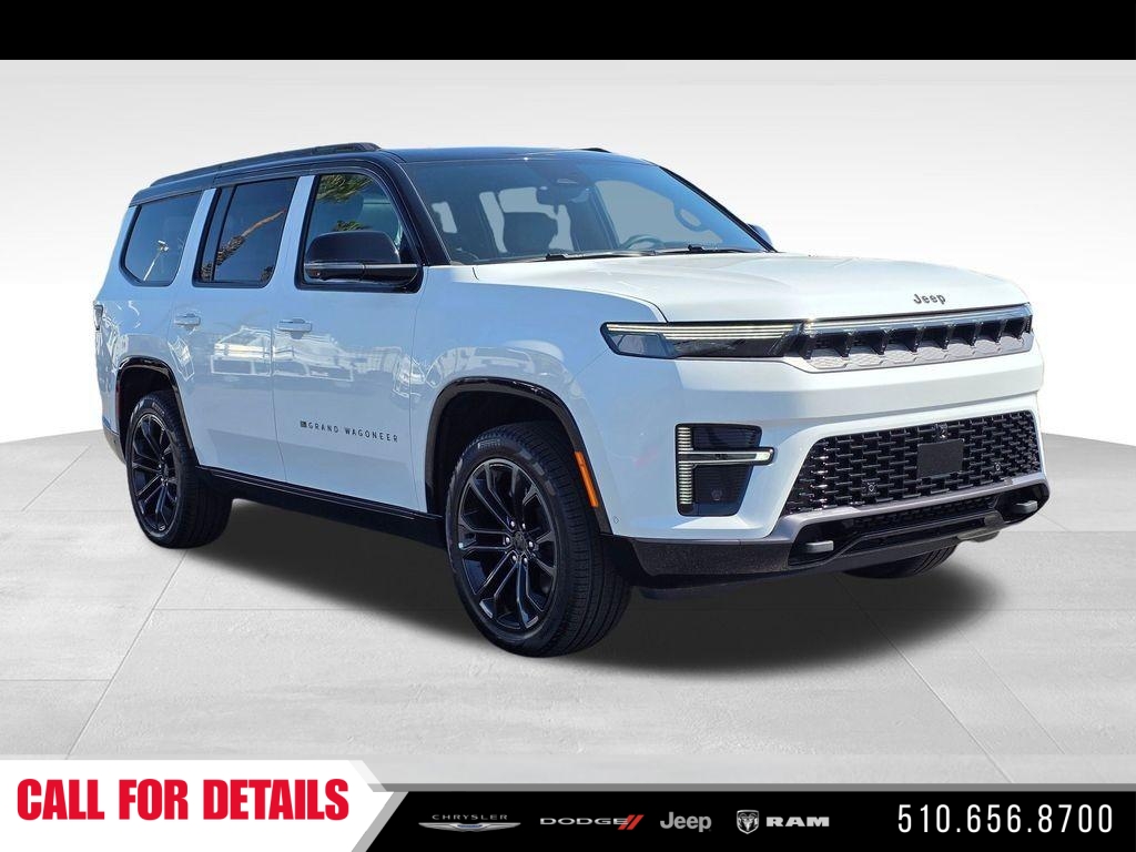 New 2026 Bright White Clearcoat Jeep Summit Obsidian image 3
