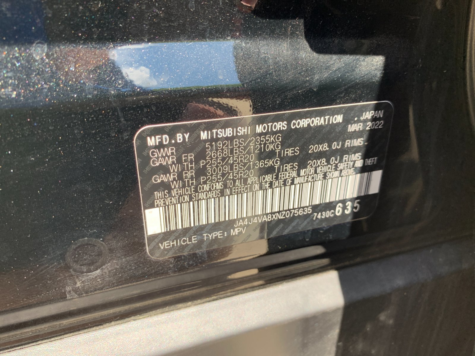 Used 2022 Black Mitsubishi SEL image 37