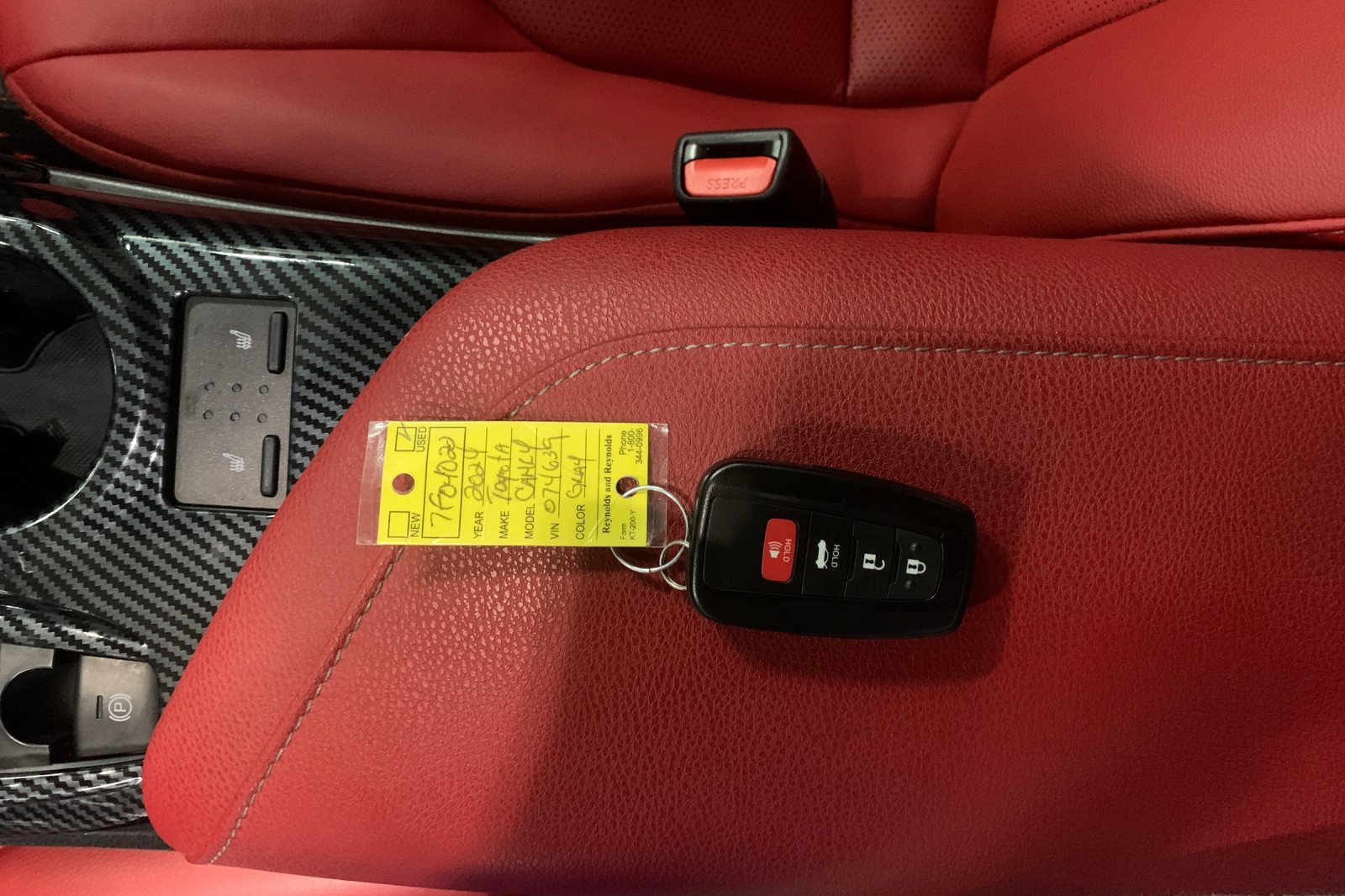 Used 2024 White Toyota XSE image 9