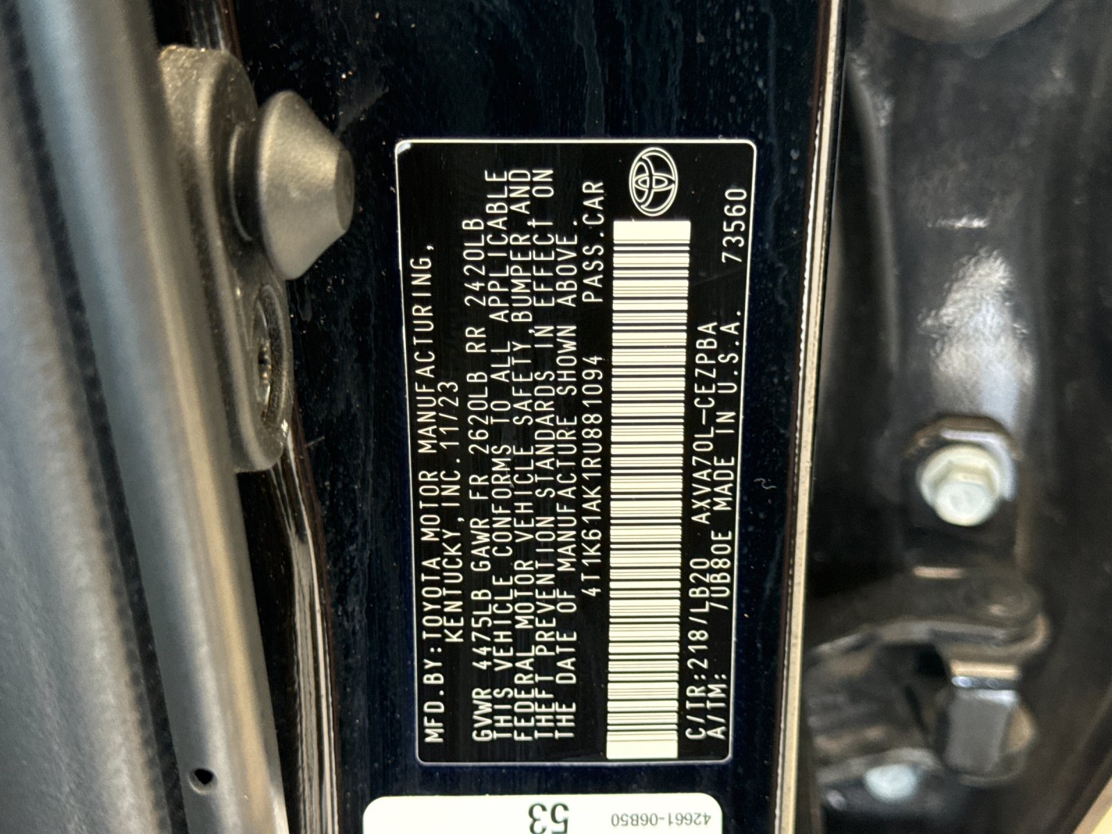 Used 2024 Black Toyota XSE image 16