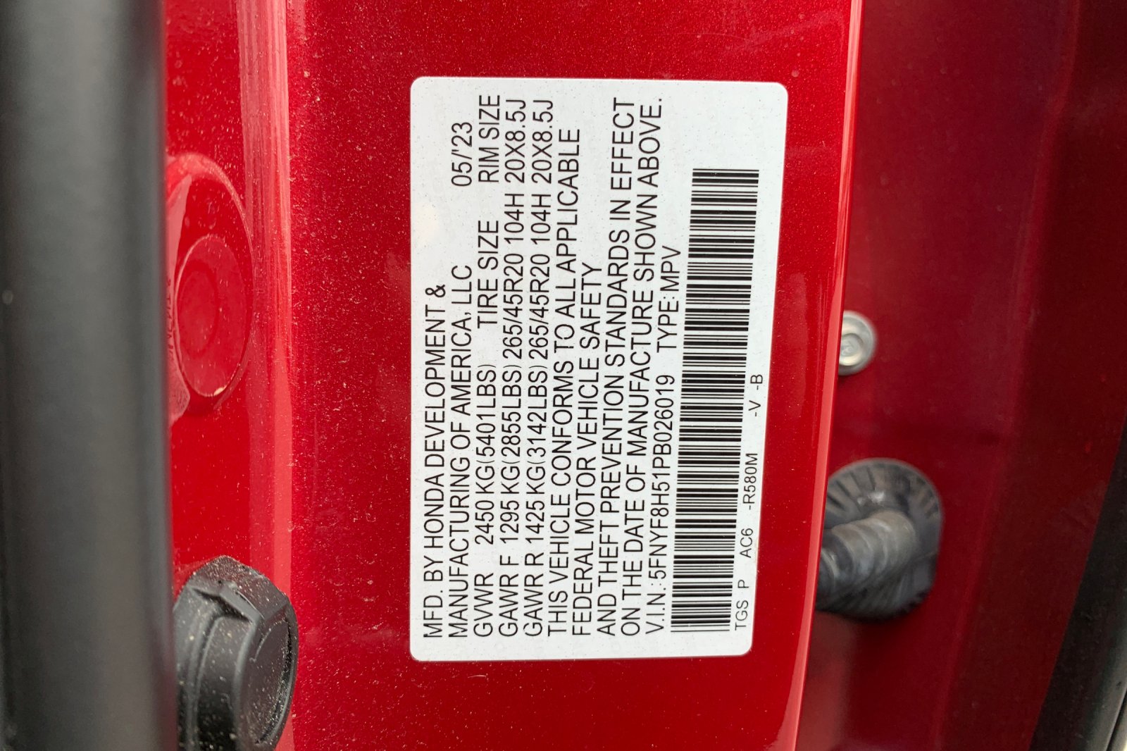 Certified Used 2023 Red Honda EX-L image 34