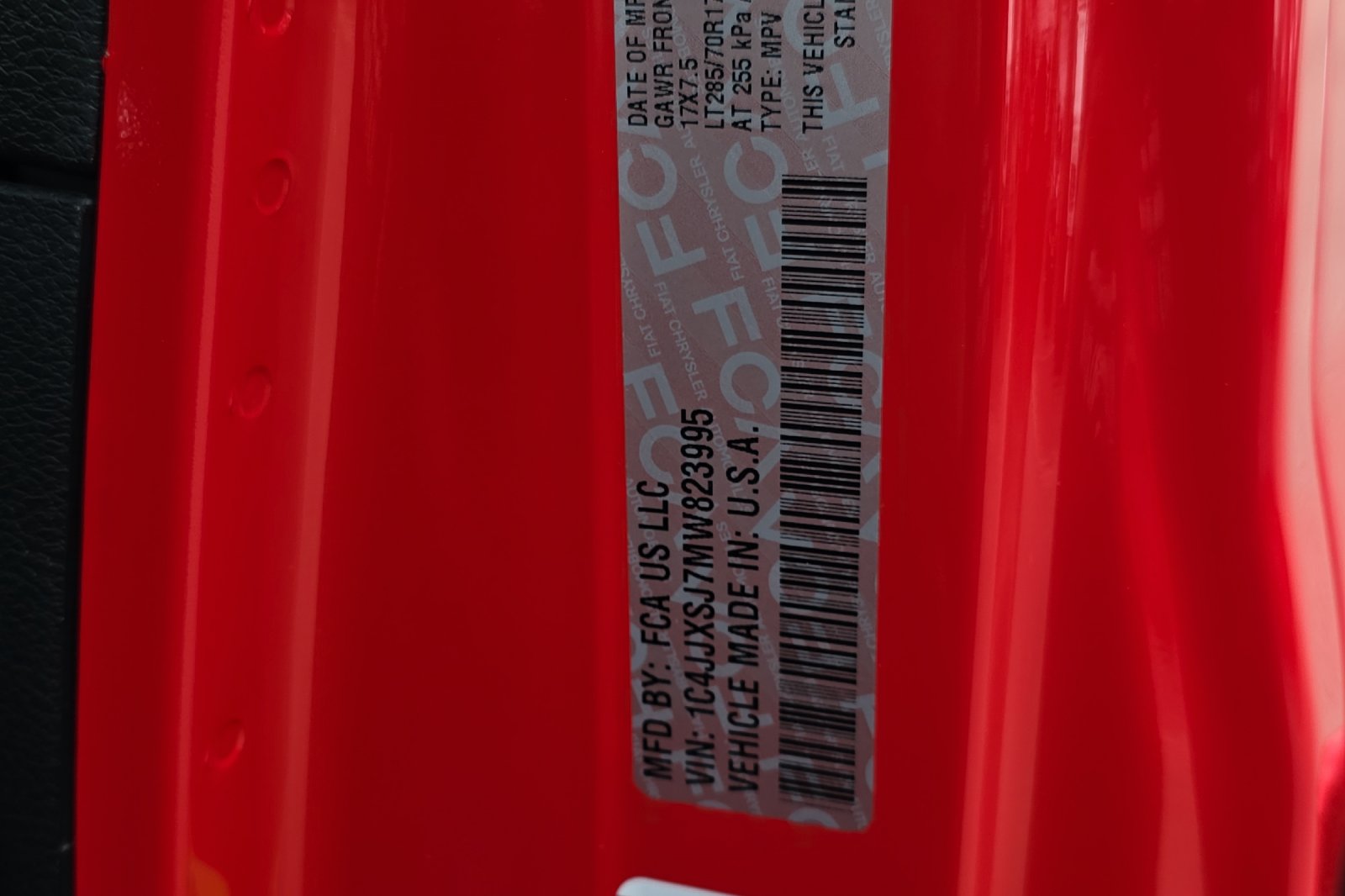 Used 2021 Red Clearcoat Jeep Unlimited Rubicon 392 image 26