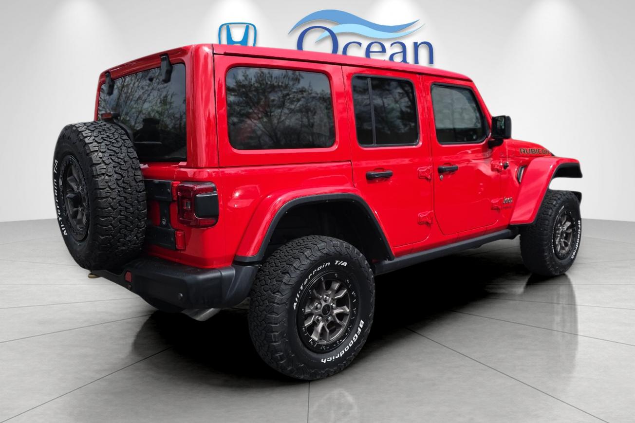 Used 2021 Red Clearcoat Jeep Unlimited Rubicon 392 image 3