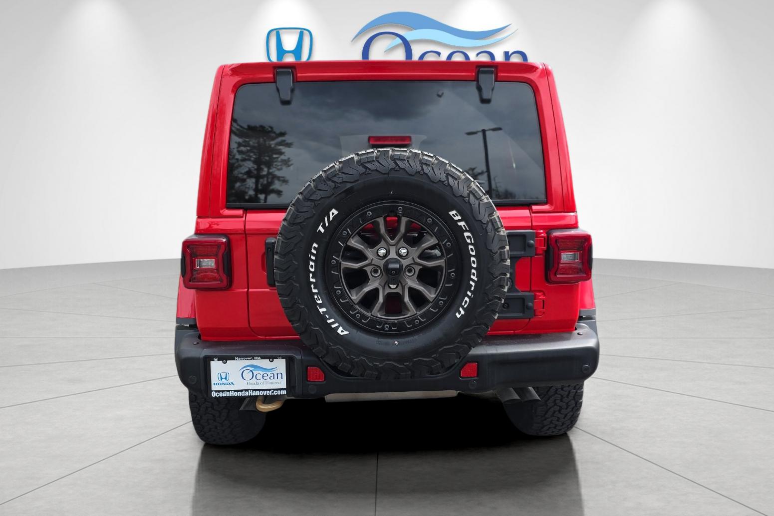 Used 2021 Red Clearcoat Jeep Unlimited Rubicon 392 image 4