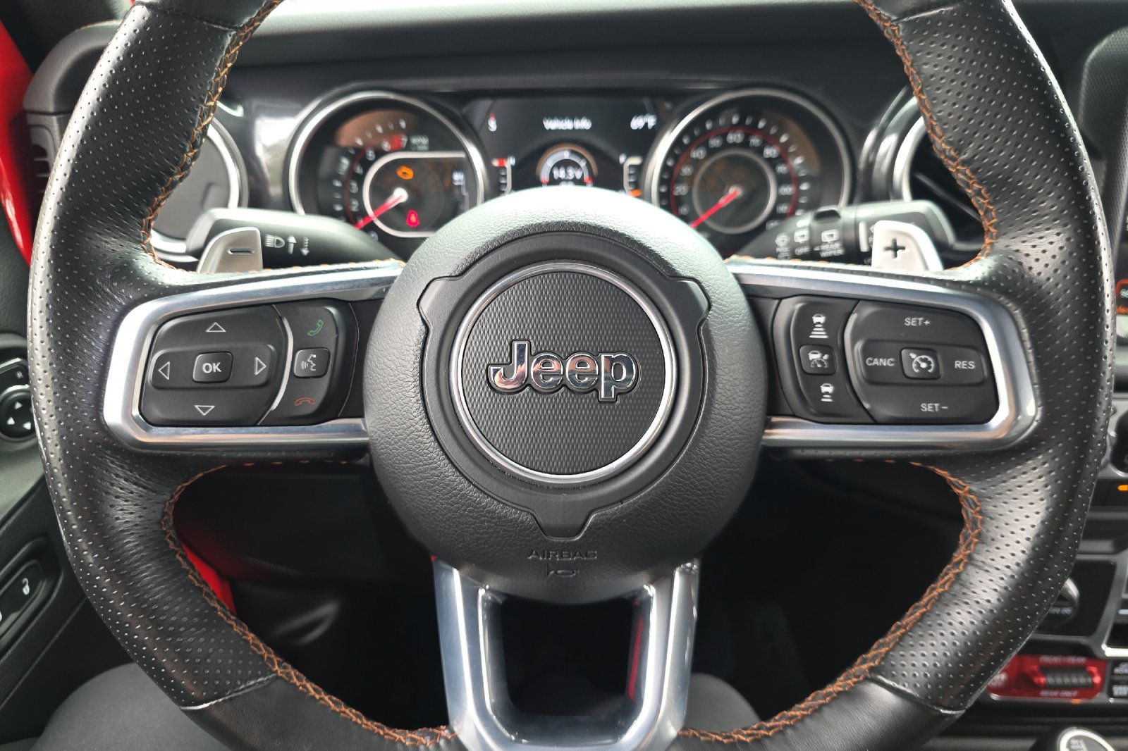Used 2021 Red Clearcoat Jeep Unlimited Rubicon 392 image 23