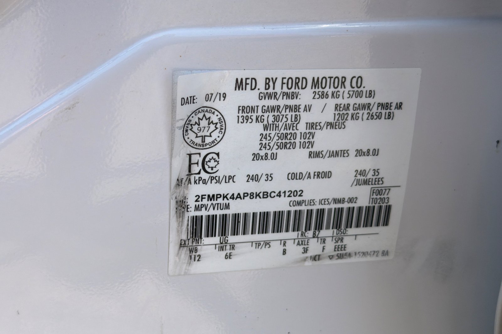 Used 2019 White Ford ST image 30